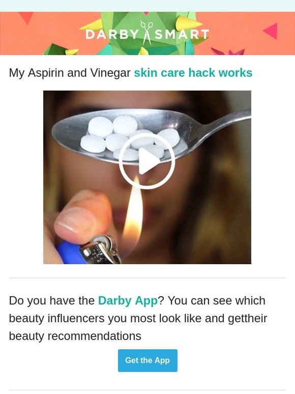 My Aspirin & Vinegar skin care routine works