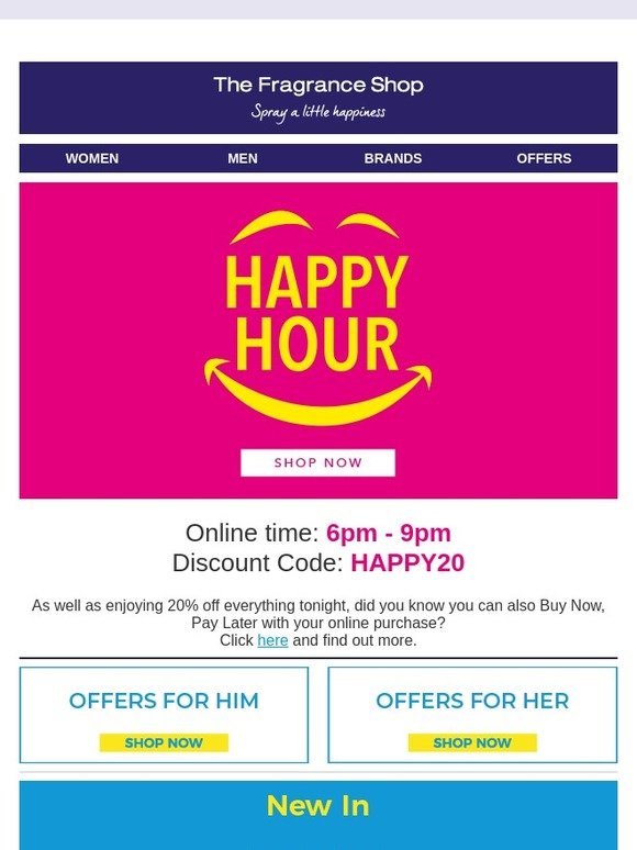 fragrance shop discount code 20 off