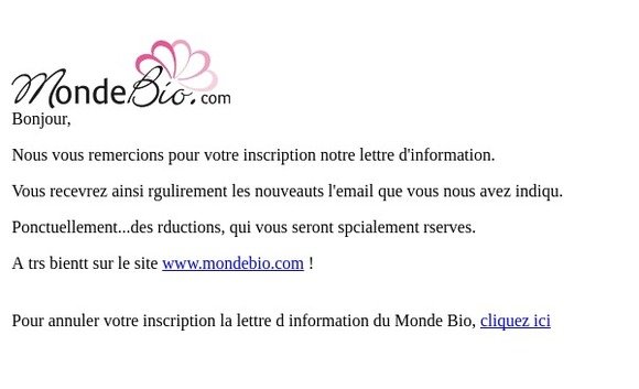 Bienvenue au Monde du Bio!