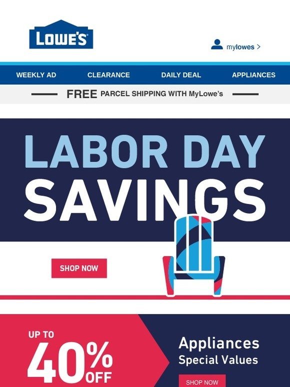 Lowes Labor Day Savings! It’s the Perfect Day to Get Great Deals