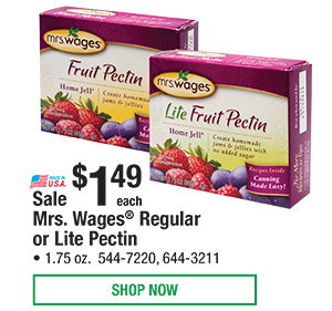Mrs. Wages® Regular or Lite Pectin