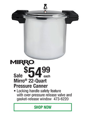 Mirro® 22-Quart Pressure Canner