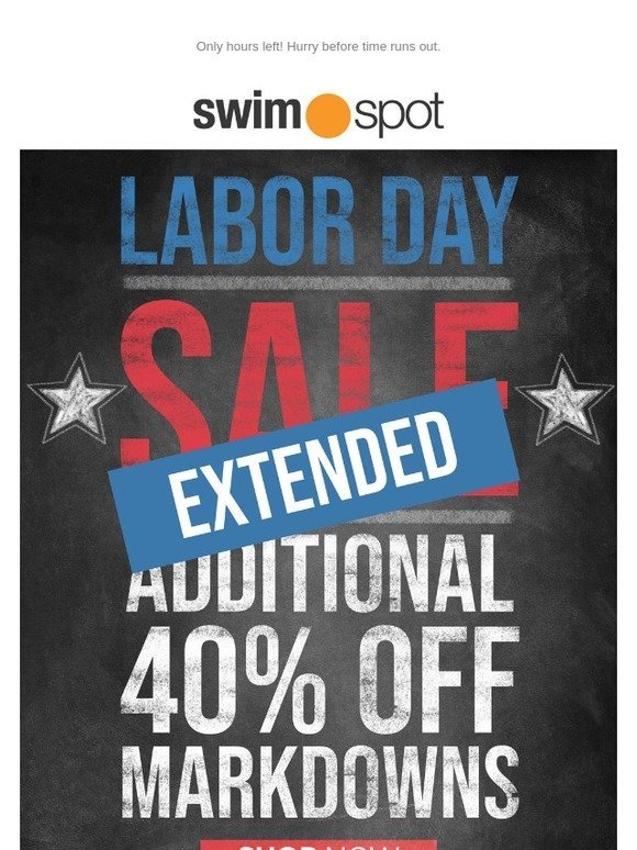 EXTENDED! 40% Off All Your Favs!