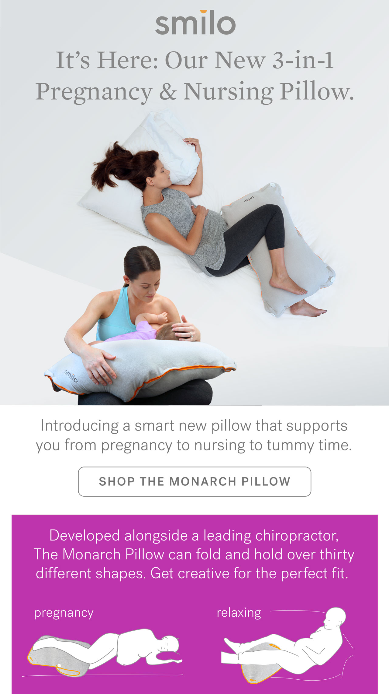 monarch pregnancy pillow