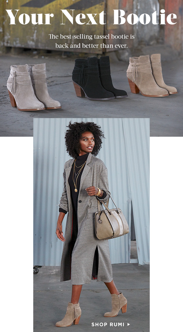 rumi tassel bootie