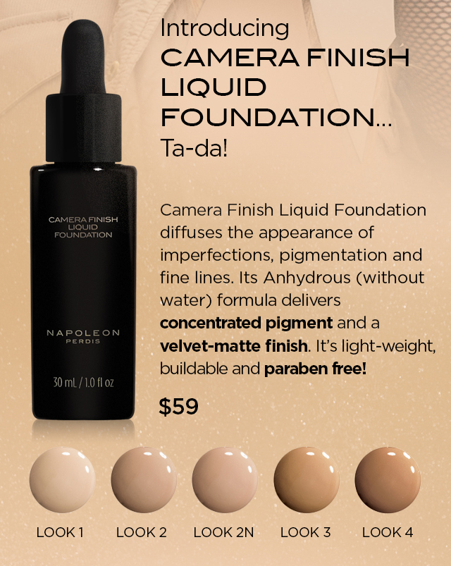 napoleon perdis camera finish liquid foundation