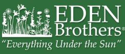 Eden Brothers Logo with Green Background