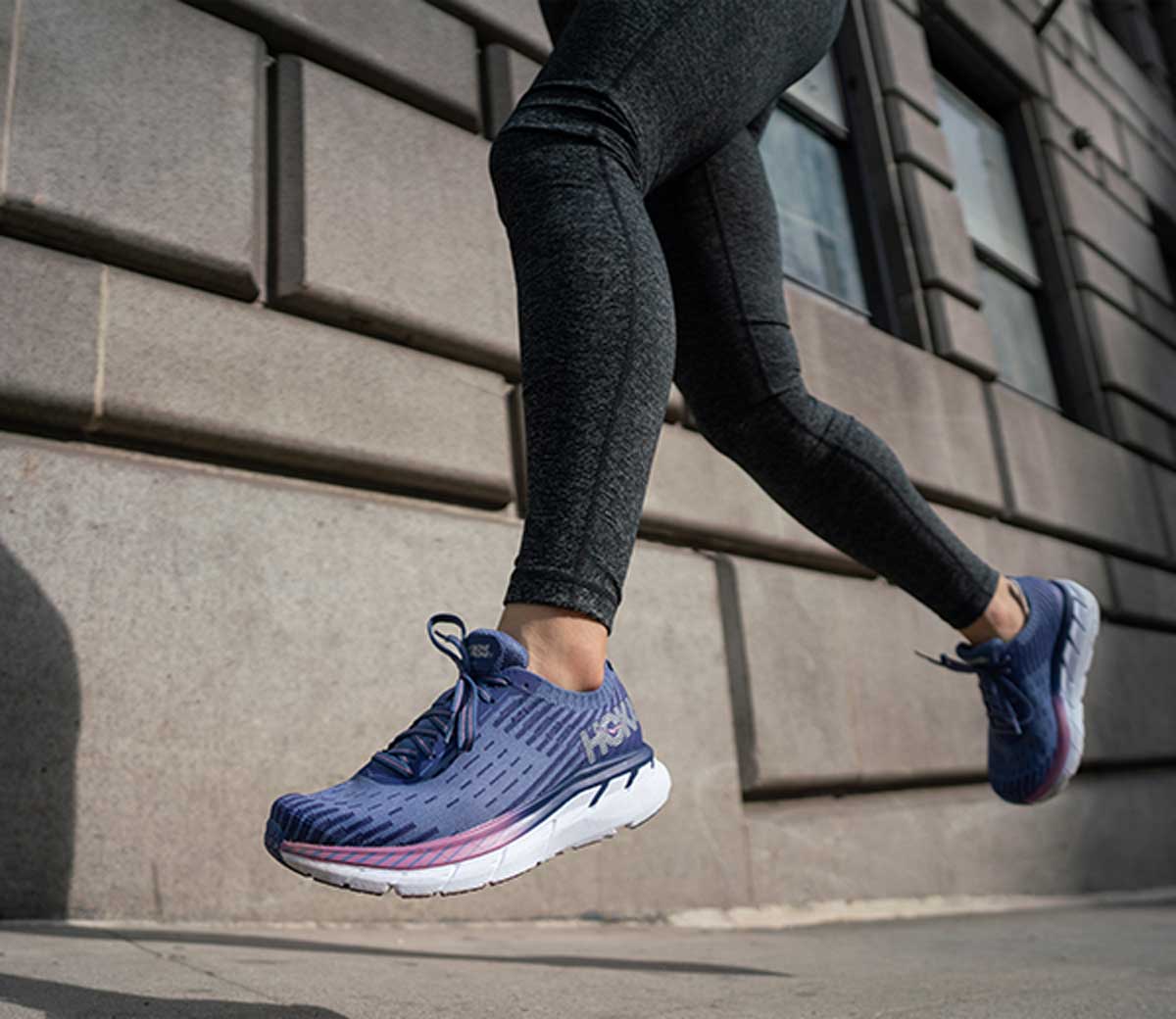 hoka clifton 5 knit womens