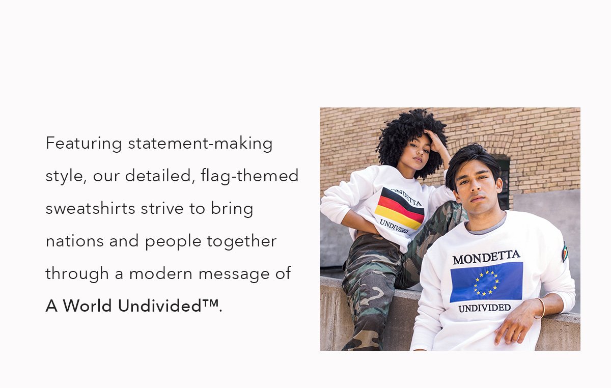 Mondetta Originals Relaunches Flag Sweatshirts
