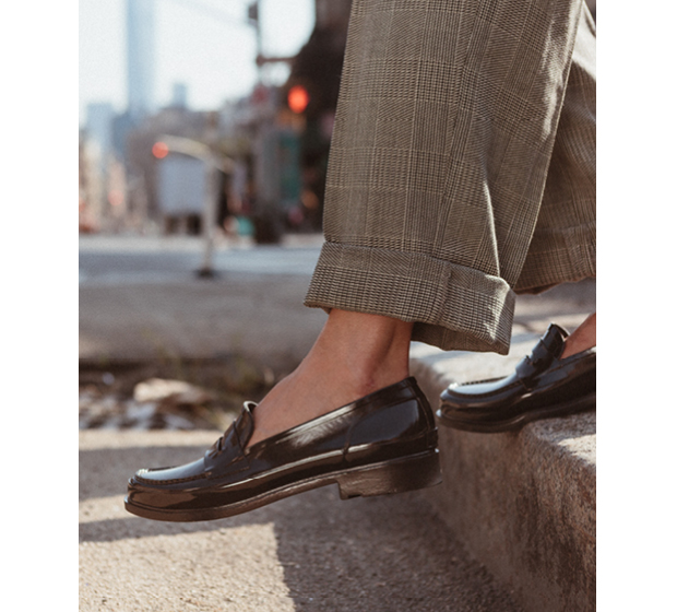hunter penny loafers