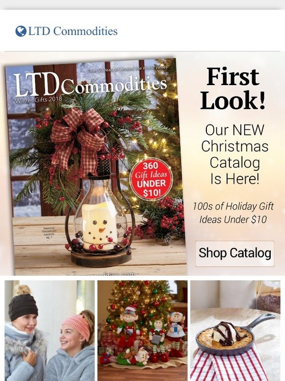 LTD Commodities LLC First Look! Introducing Our NEW 2018 Holiday