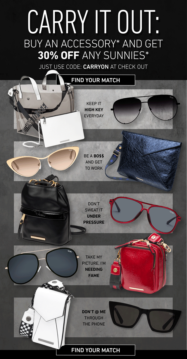 quay australia drawstring backpack