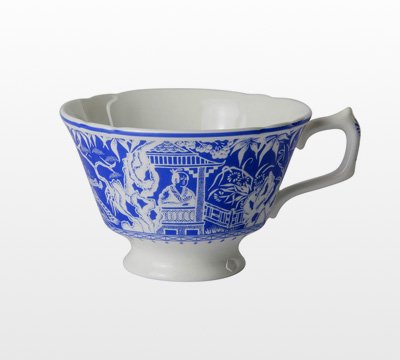 Royal Crown Derby Mikado Blue Tea Cup
