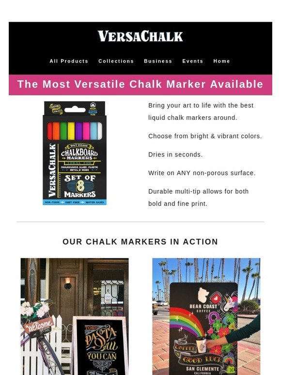 The Most Versatile Chalk Marker Ever!