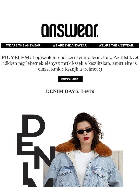 Answear.hu Email Newsletters: Shop 