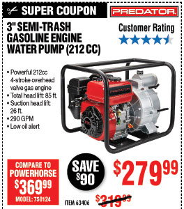 6.5 HP (212cc) Chipper Shredder