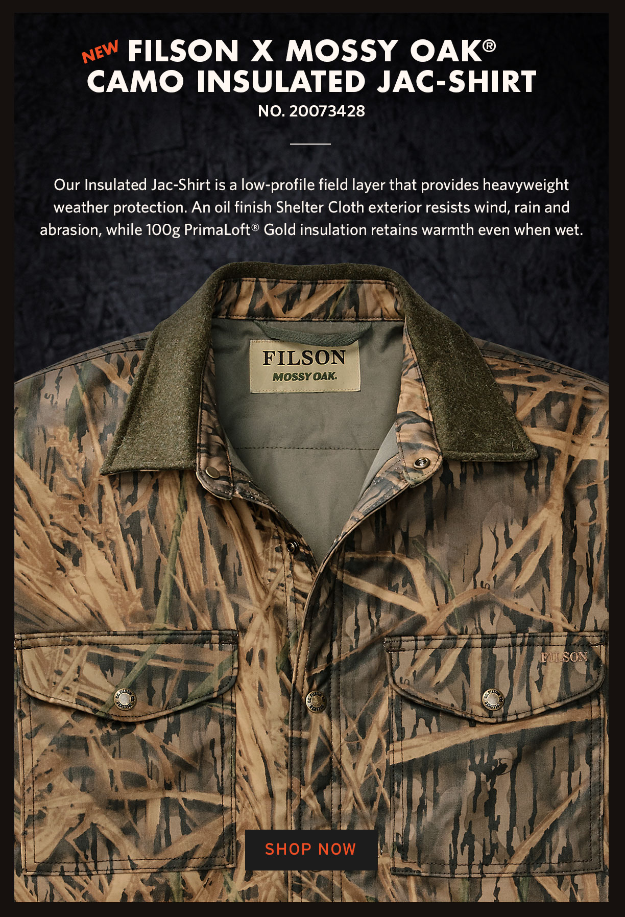 filson mossy oak jacket