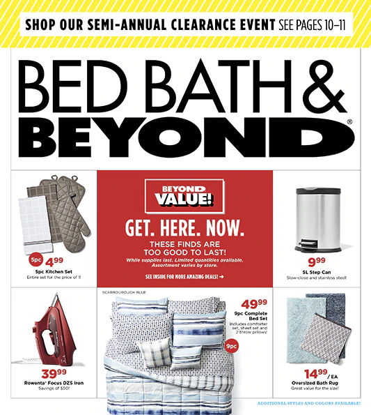 Bed Bath & Beyond Your 20 offer is waiting! Plus, check out our NEW