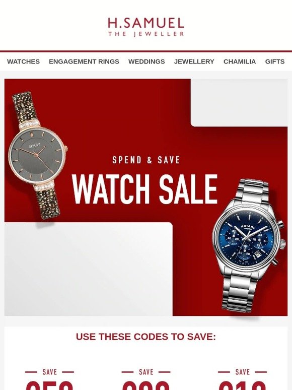 Samuels jewellers online watches