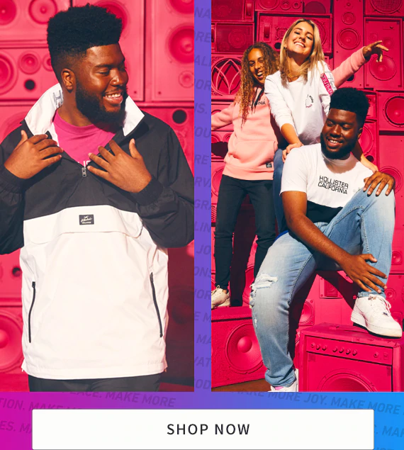 Hollister It s here Get your Hollister x Khalid now Milled