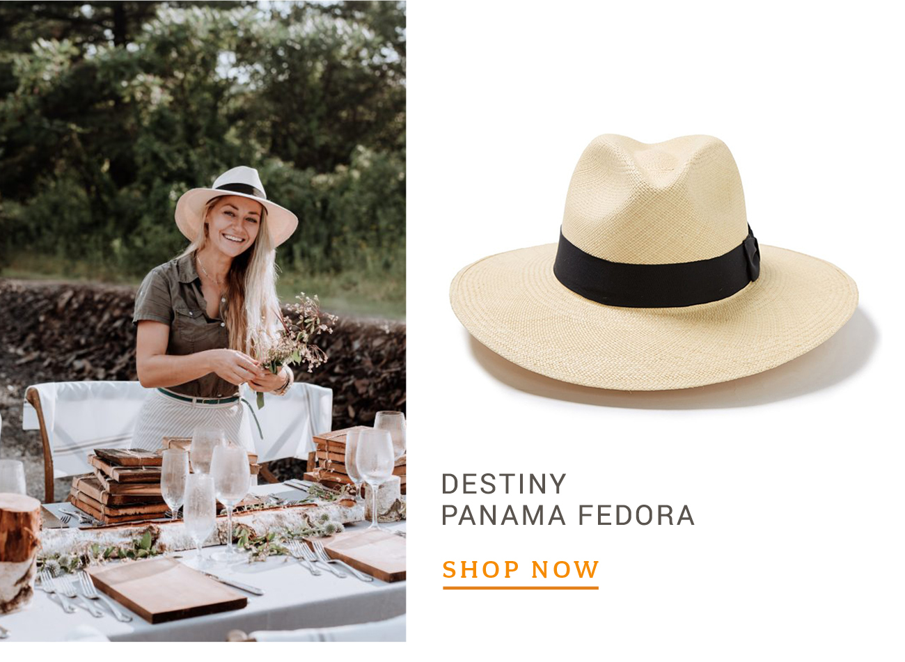 stetson destiny panama fedora