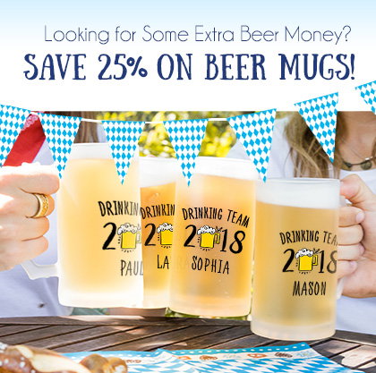 Create and save! Make your beer mug today.