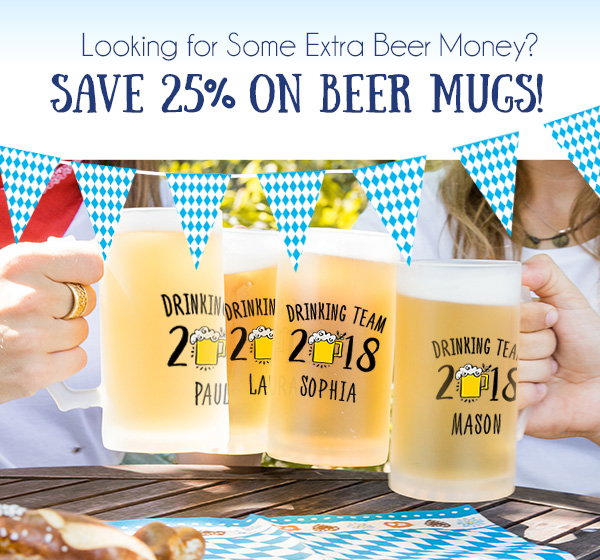 Create and save! Make your beer mug today.