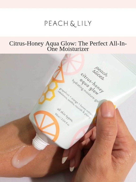 peach and lily moisturizer