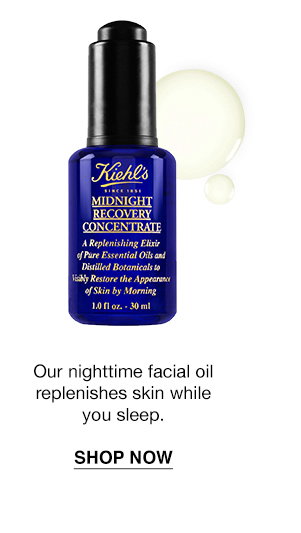 Our nighttime facial oil replenishes skin while you sleep. - SHOP NOW