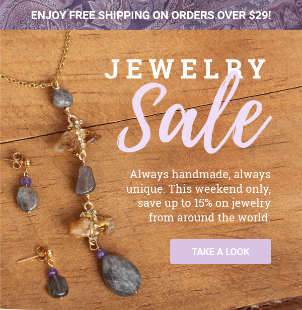 novica jewelry sale