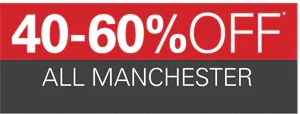 40-60% off all manchester