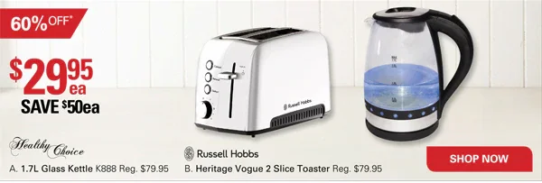 toaster & kettel