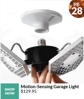 MOTION-SENSING GARAGE LIGHT