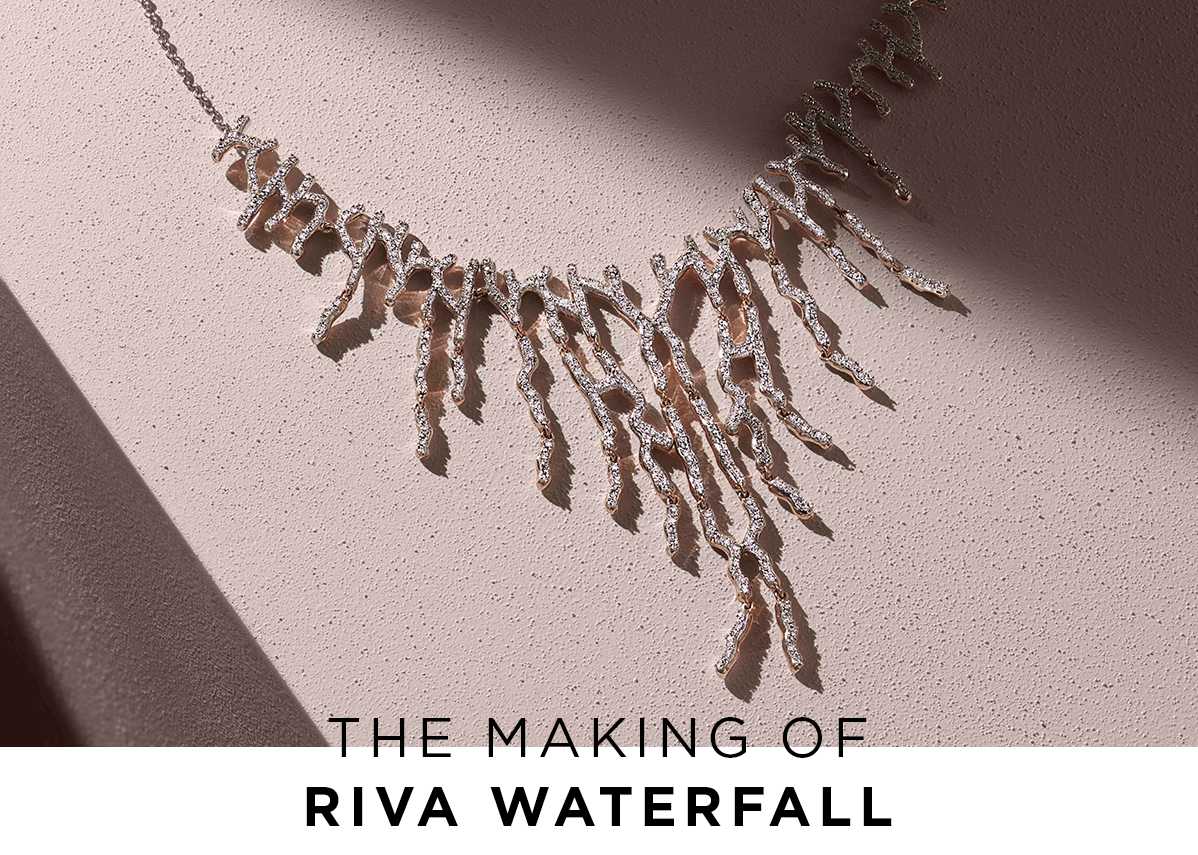 monica vinader riva waterfall necklace