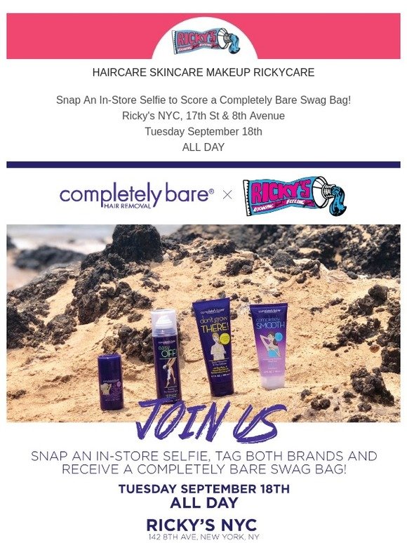 Score a Completely Bare Swag Bag!