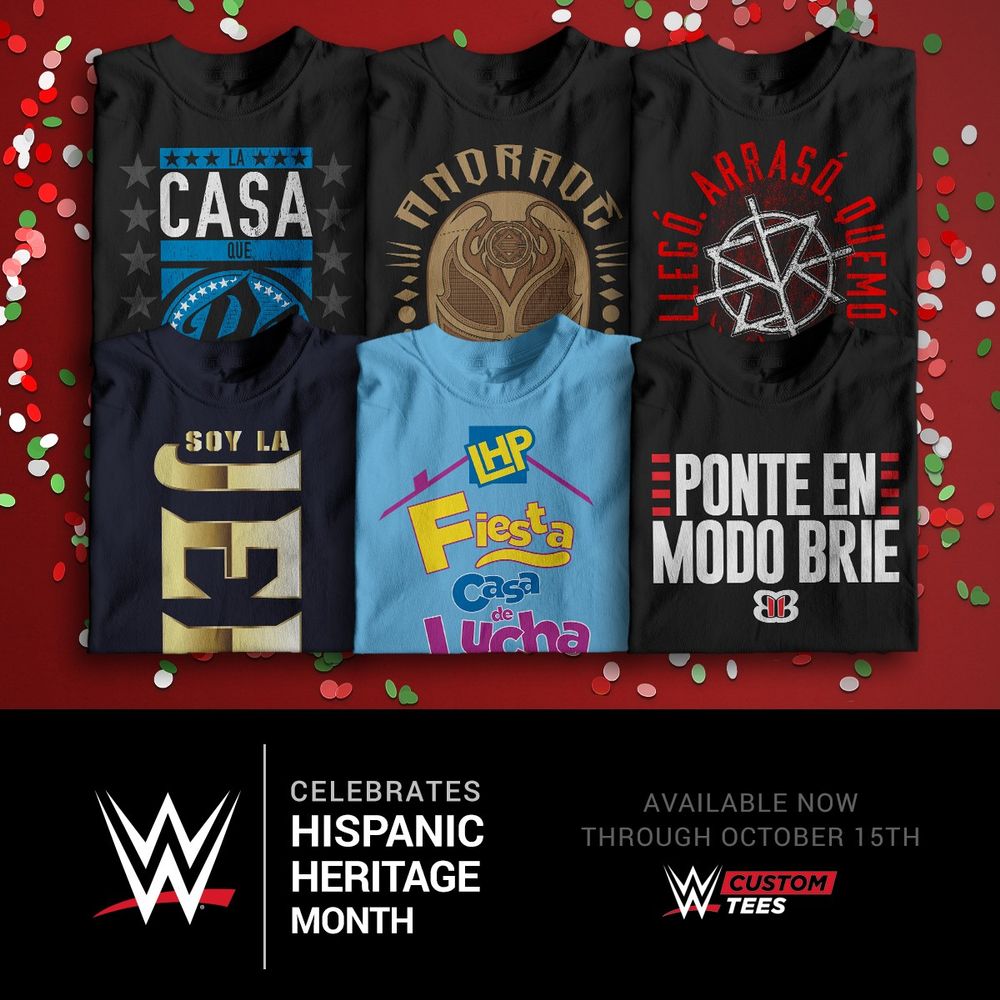 wwe custom tees