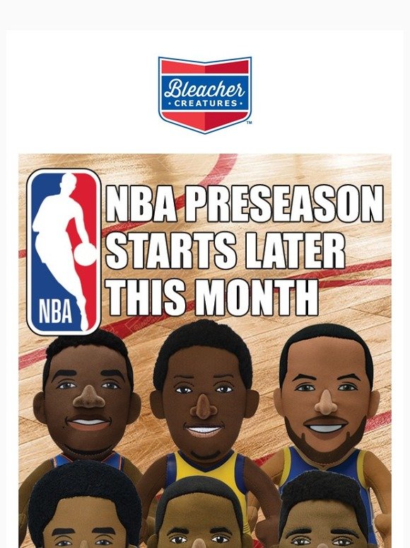 Bleacher Creatures LLC The NBA Season is around the corner! Check out