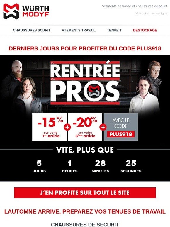 Derniers jours : votre code PLUS918 va expirer  !