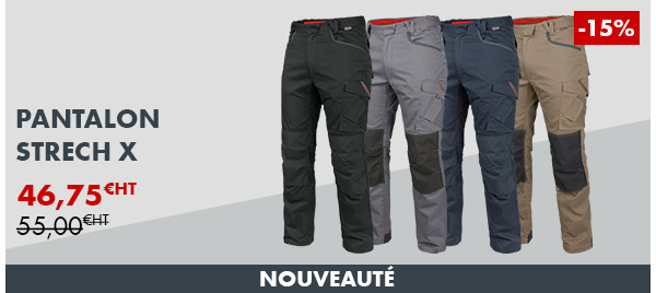 Pantalon de travail Stretch X