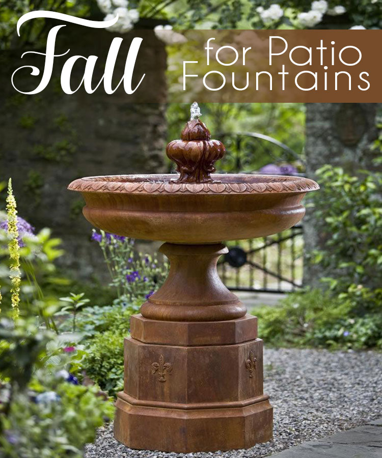 The Garden Gates: Fall for these Patio Fountains | Milled