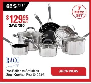 Raco 7pc Reliance Stainless Steel