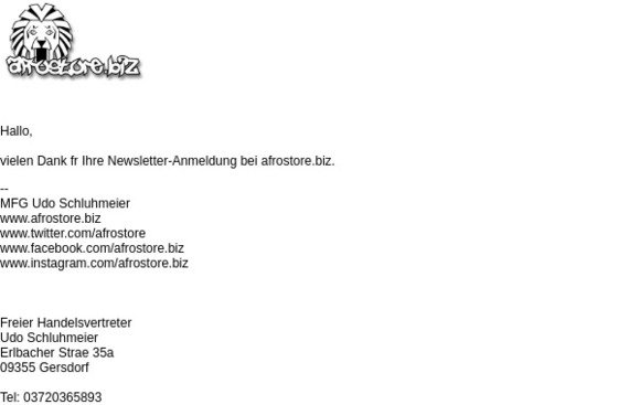 Vielen Dank für Ihre Newsletter-Anmeldung