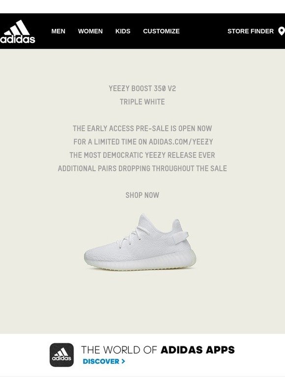 yeezy early access