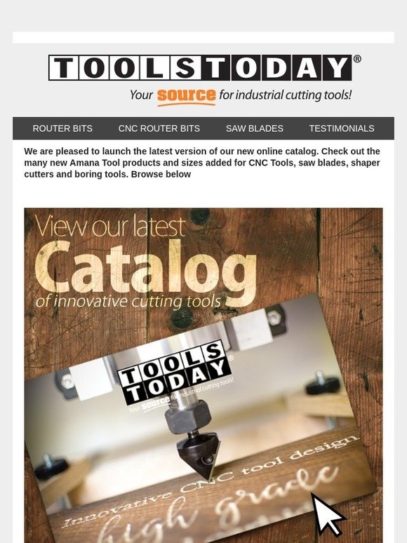 Tools Today 👉🏼 , Our latest online catalog is available for you to view Milled