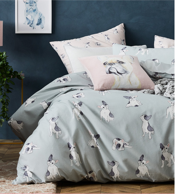 frenchie quilt cover