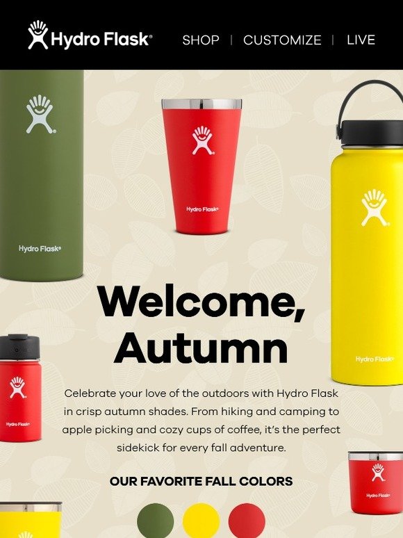 Hydro Flask A Hydro Flask for every fall adventure. Milled