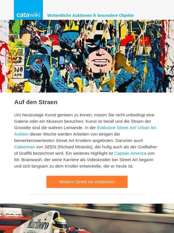 Antike Kunst, Street Art, Senna und Sticker