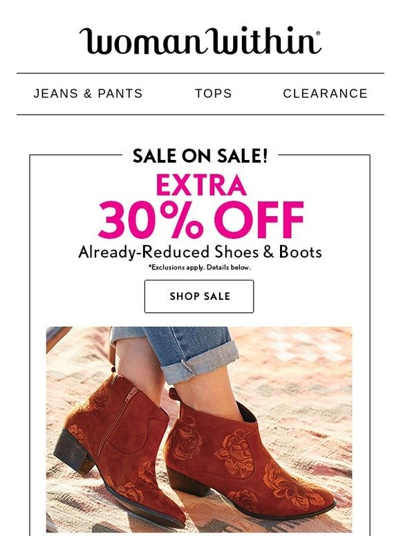 woman within boots sale