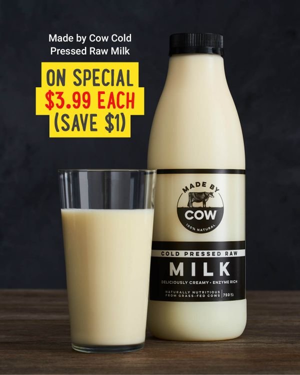 Made by Cow 20% off
