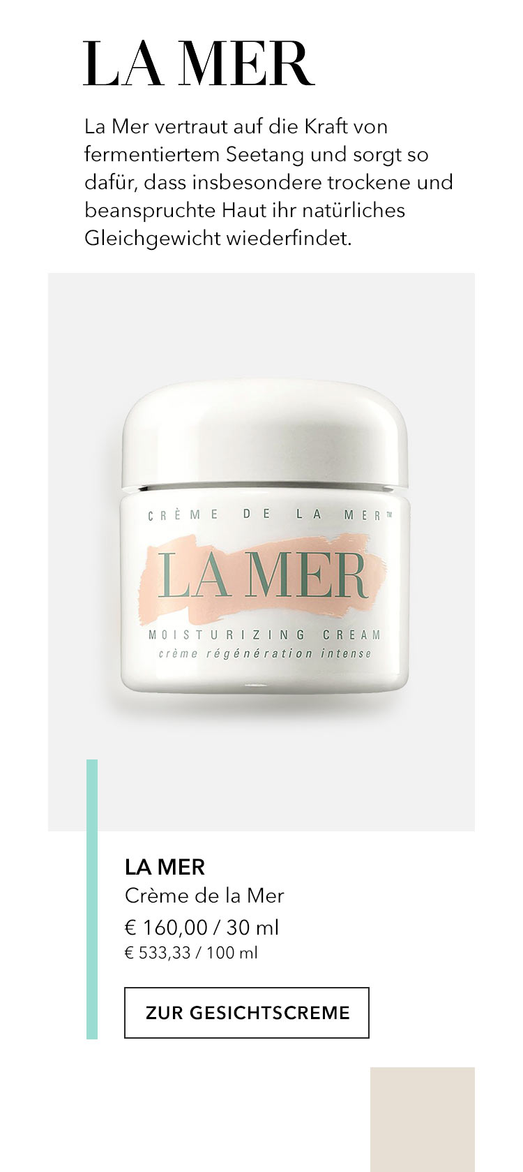 La Mer Crème de la Mer